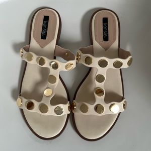 Gold Dot Sandals